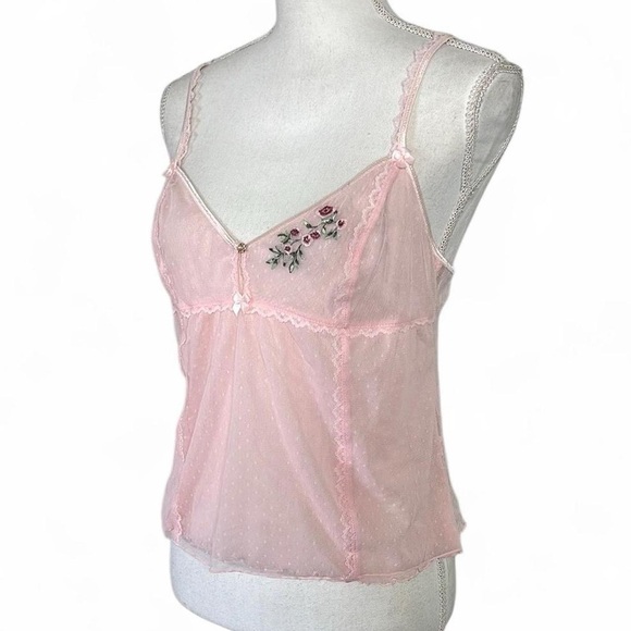 Victoria's Secret Tops - Y2K Victoria’s Secret Mesh Cami